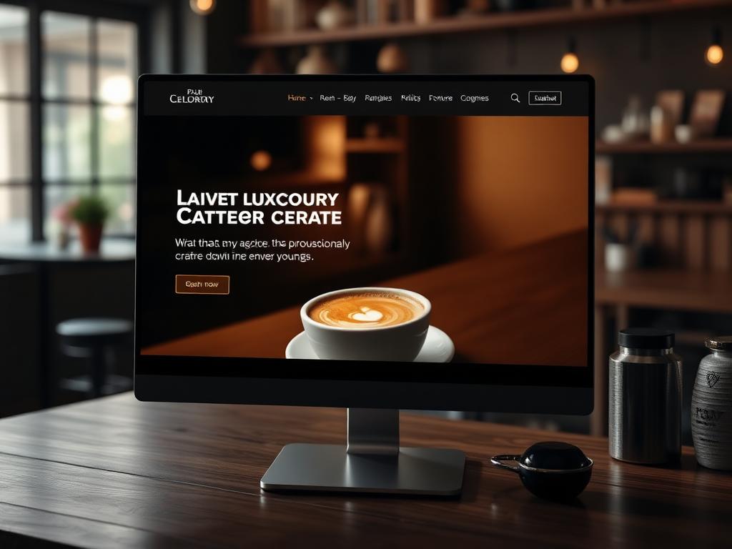 Luxury Café Website